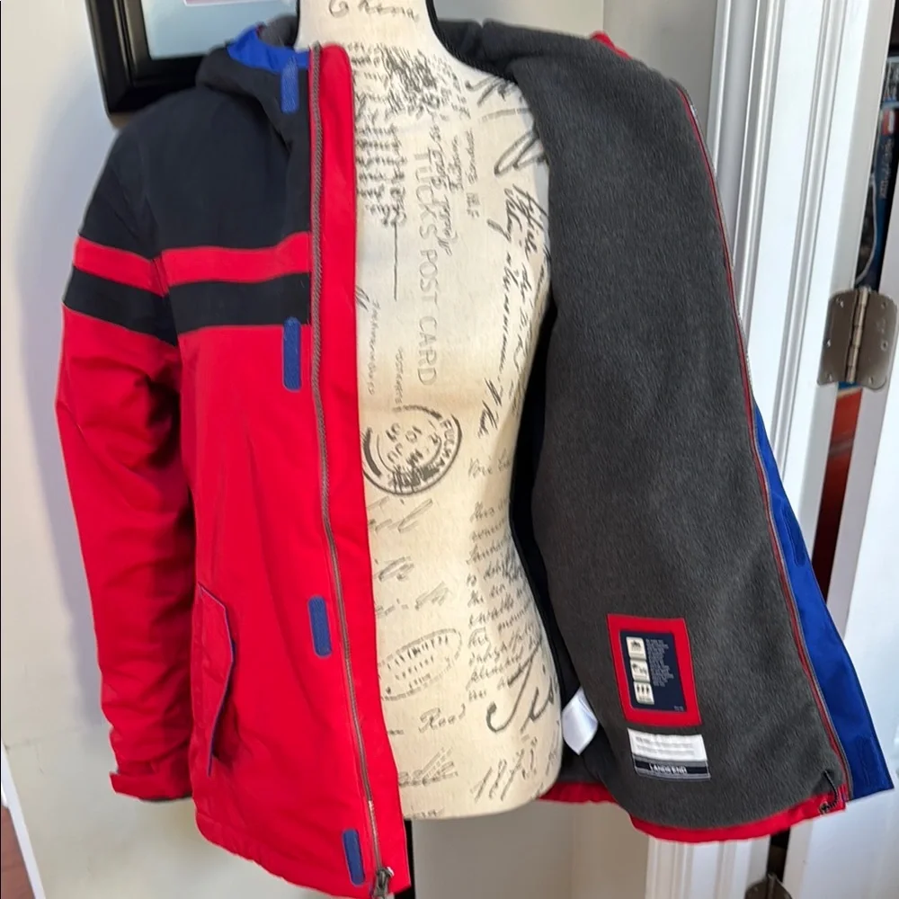 ☔️ Lands' End Squall Performance Jacket Waterproof Youth L 14-16